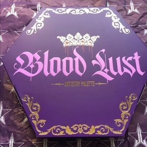 Jeffery star blood lust palette never swatched